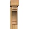 Ekena Millwork Merced Block Rough Sawn Bracket w/ Offset Brace, Western Red Cedar, 6"W x 22"D x 22"H BKT0604X22X22MRC05RWR - alternate 2